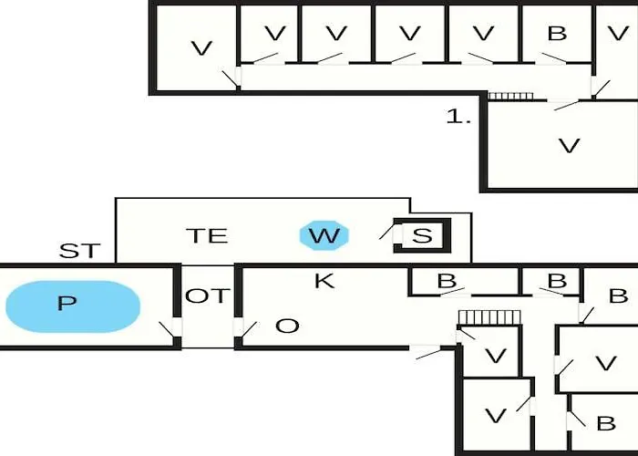 Holiday home 25 Person In Romo-by Traum *